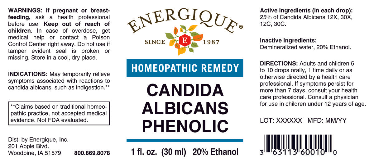 Candida Albicans Phenolic 1 oz (EQ)