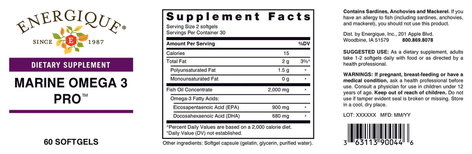 Marine Omega 3 Pro (EQ)