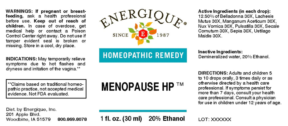 Menopause HP 1 oz (EQ)