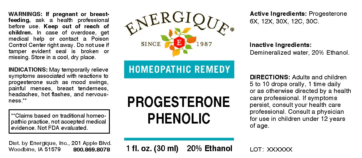 Progesterone Phenolic 1 oz (EQ)
