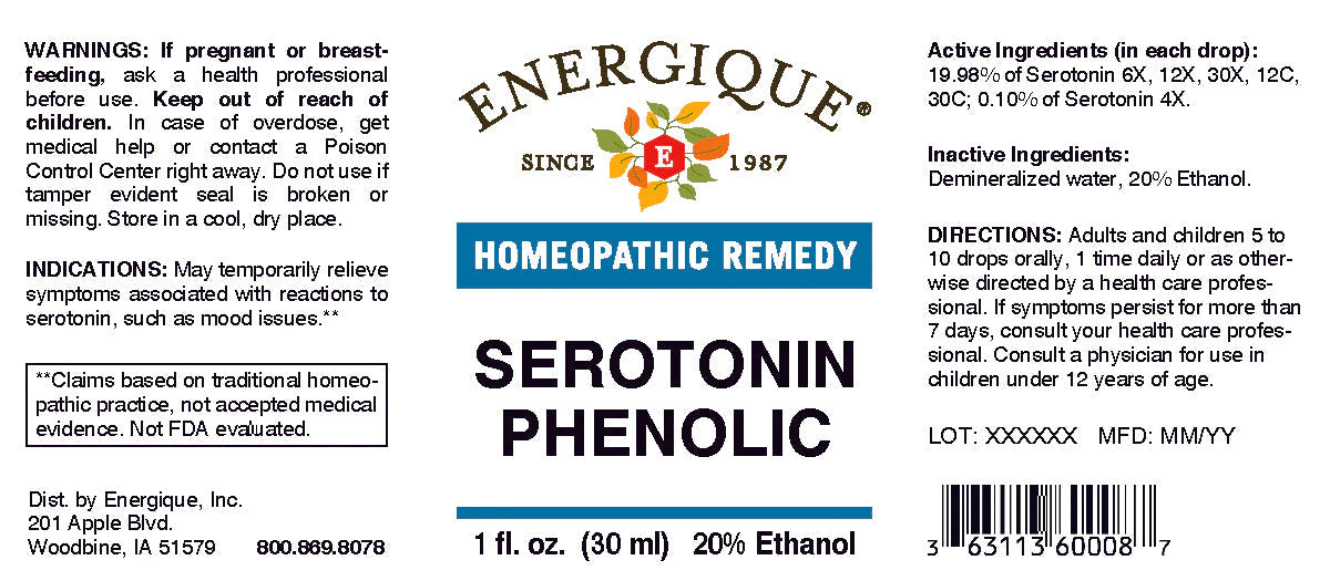 Serotonin Phenolic 1 oz (EQ)