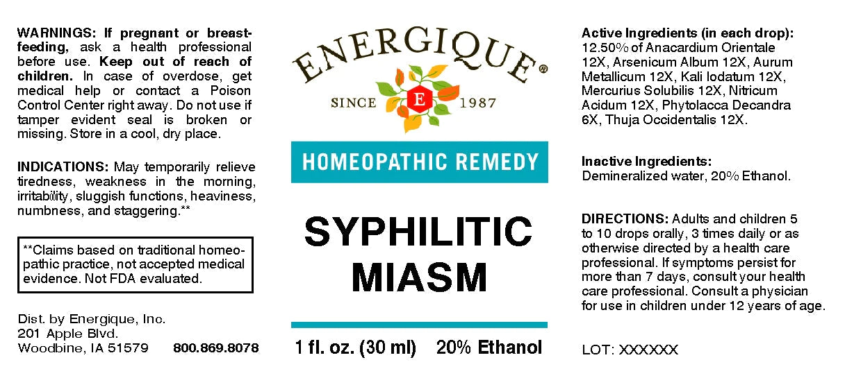Syphilitic Miasm 1 oz (EQ)