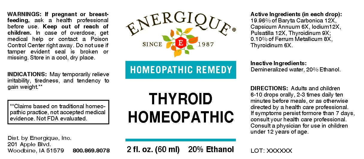 Thyroid Homeopathic 2 oz (EQ)