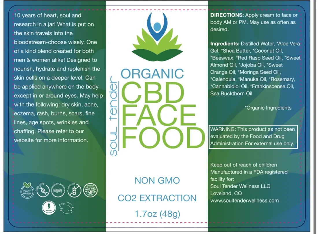 Face Food Cream CBD (ST)