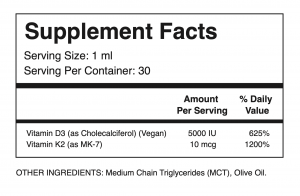 Vital Duo 1 oz – D3 & K2 (FGF)
