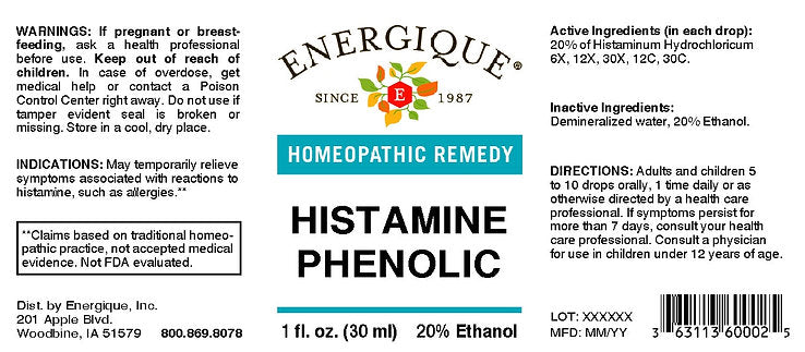 Histamine Phenolic 1 oz (EQ)