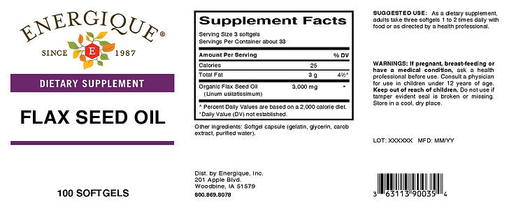 Flax Seed Oil (EQ)