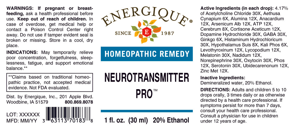 Neurotransmitter Pro 1 oz (EQ)