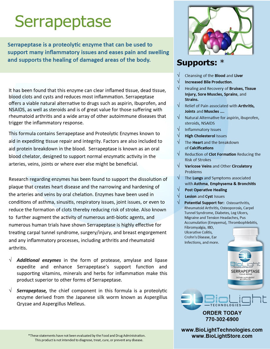 Serrapeptase - Proteolytic Enzymes (BL)