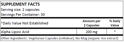 Alpha Lipoic Acid (NS)