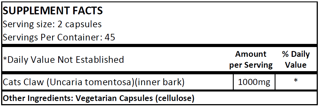 Cats Claw (NS)