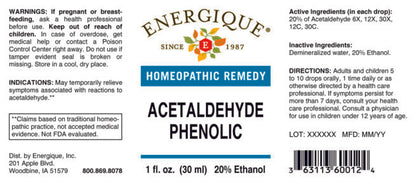 Acetaldehyde Phenolic 1 oz (EQ)