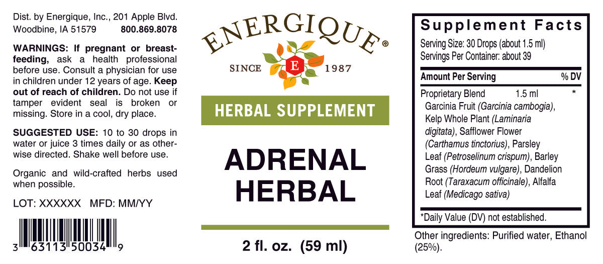 Adrenal Herbal 2 oz (EQ)