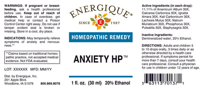 Anxiety HP 1 oz (EQ)