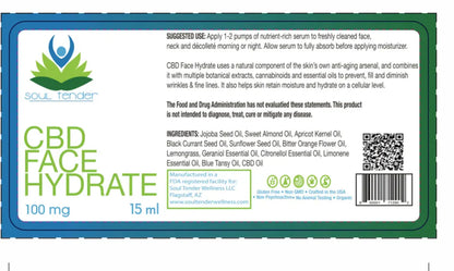 Face Hydrate Serum CBD (ST)