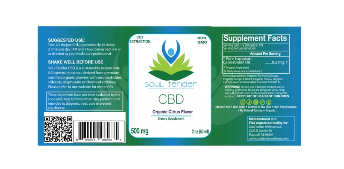 Citrus Drops CBD 500 mg (ST)