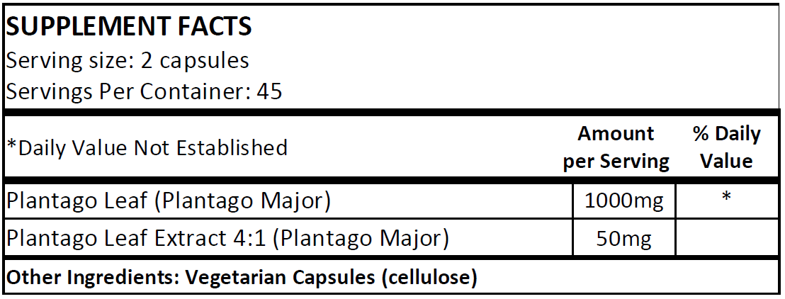 Plantago (NS)