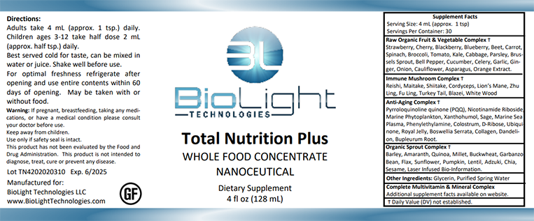 Total Nutrition Plus (BL)