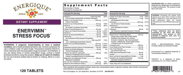 Enervimin Stress Focus (EQ)